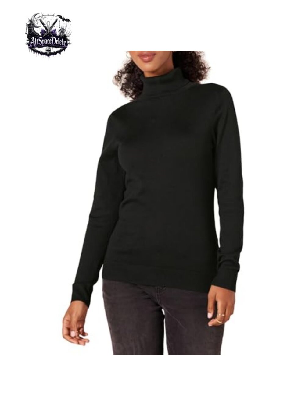 Women's Classic-Fit Lightweight Turtleneck Sweater Long Sleeve Pullover